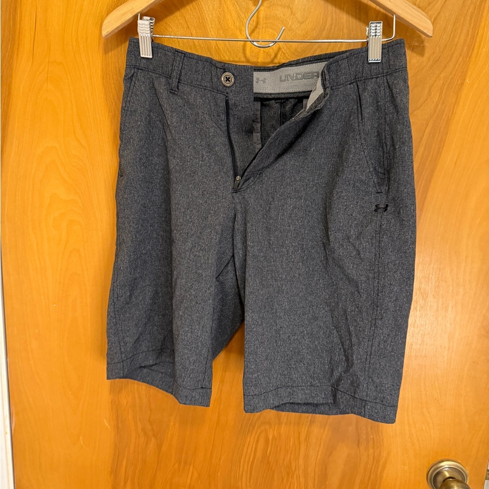 Under Armour Men's Charcoal Flat Front Shorts